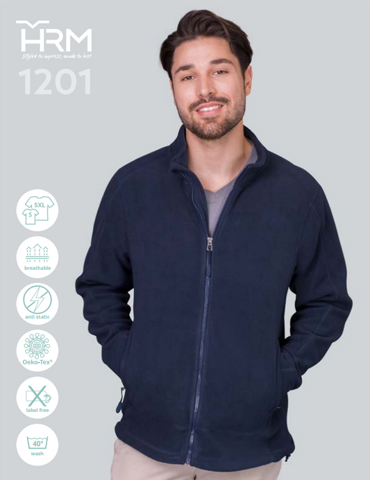 Herren Full- Zip Fleece Jacket Individuell bestickt (zzgl. Stickerei)