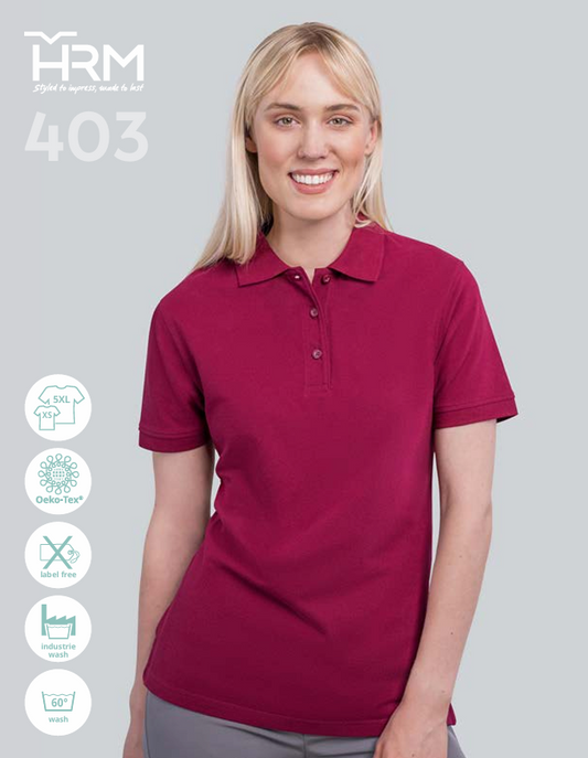 Damen Heavy Performance Polo 403 Individuell bestickt (zzgl. Stickerei)